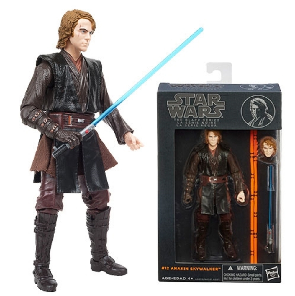 Hasbro Star Wars #12 Anakin Skywalker 6 inch Action Figure Orange Line